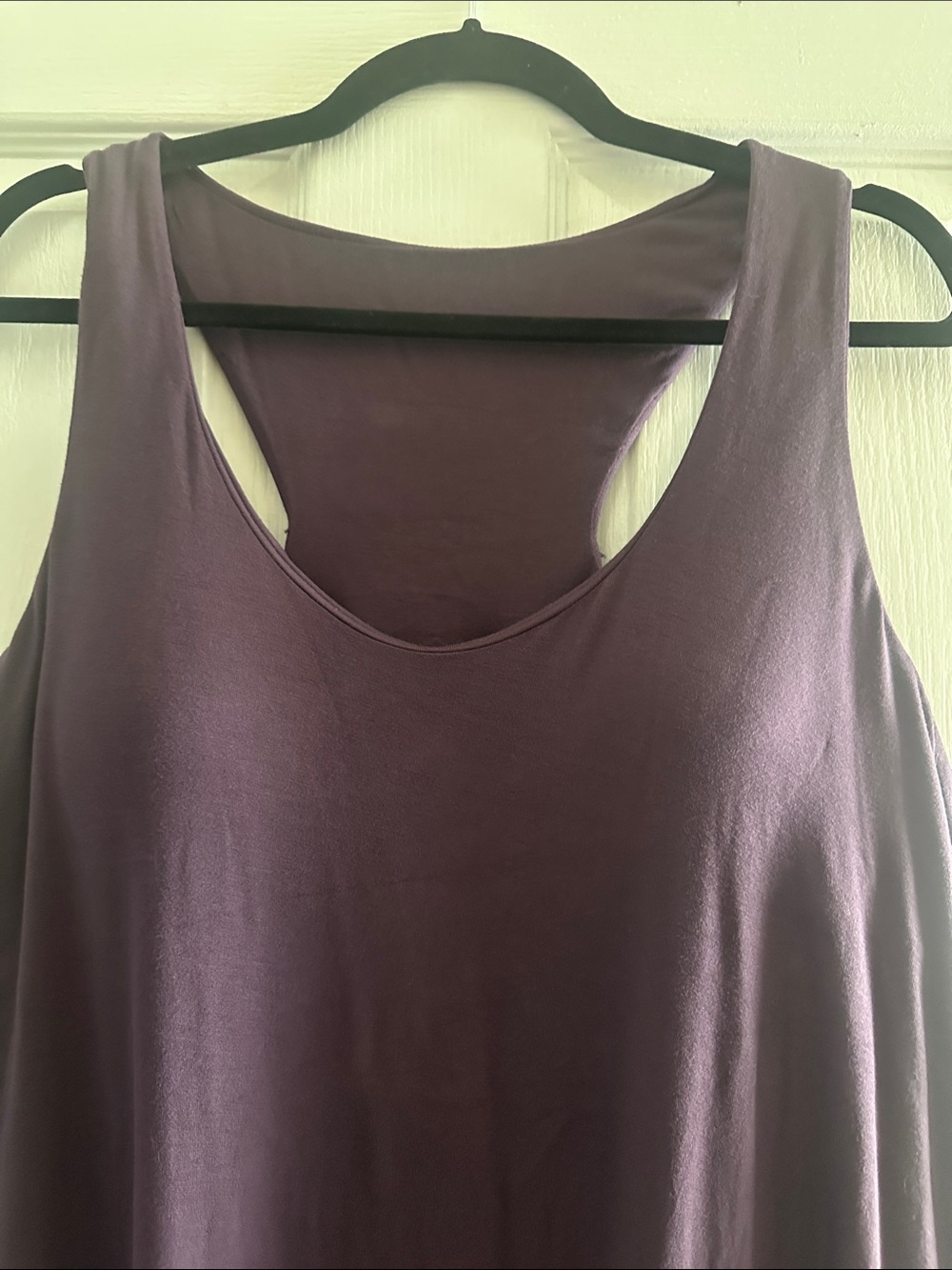 Soma Purple Racerback Tank Top with built in bra - Picture 3 of 8